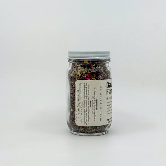 Balanced Feminine Loose Leaf Herbal Tea | Glass Jar