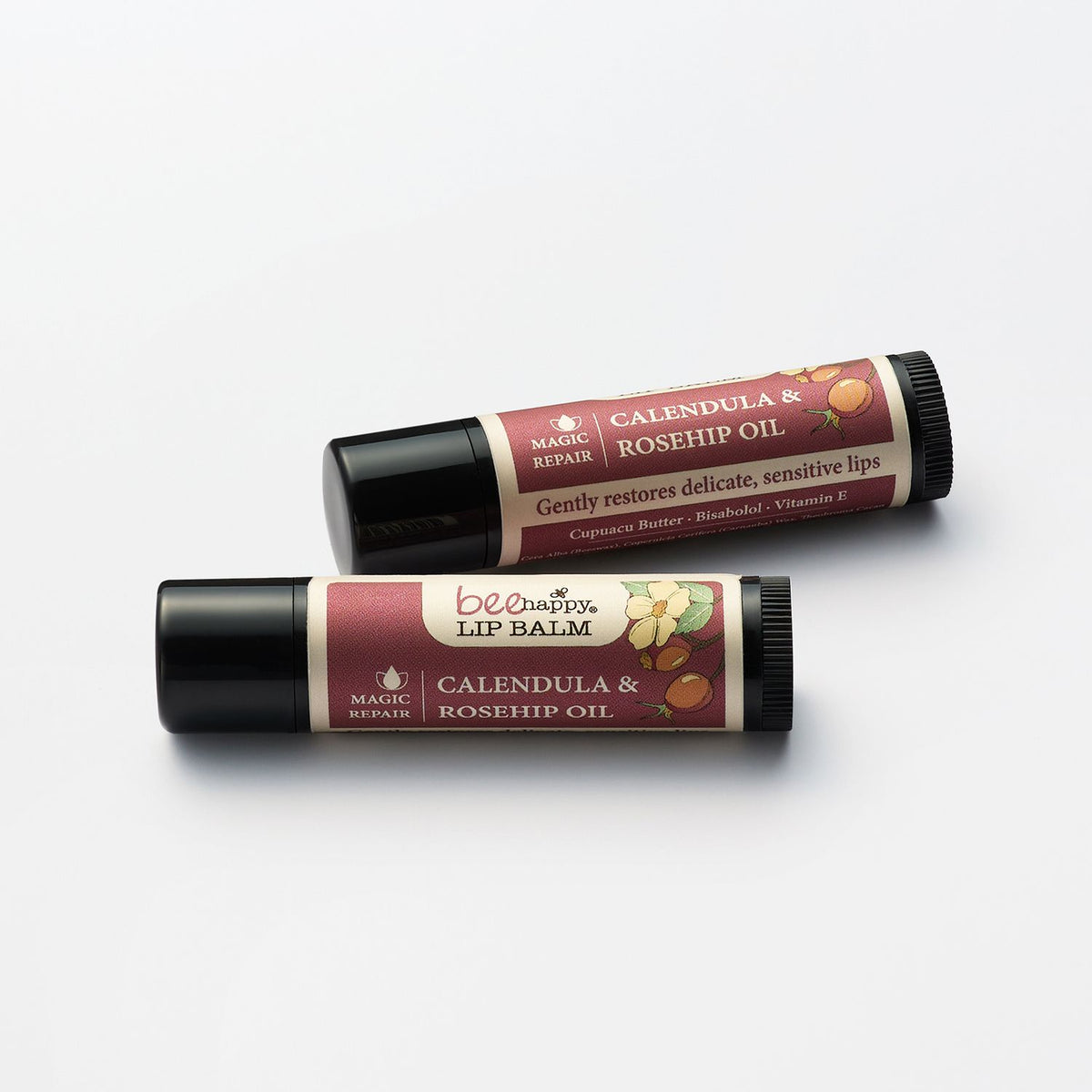 Bee Happy Natural Lip Balm - Berry
