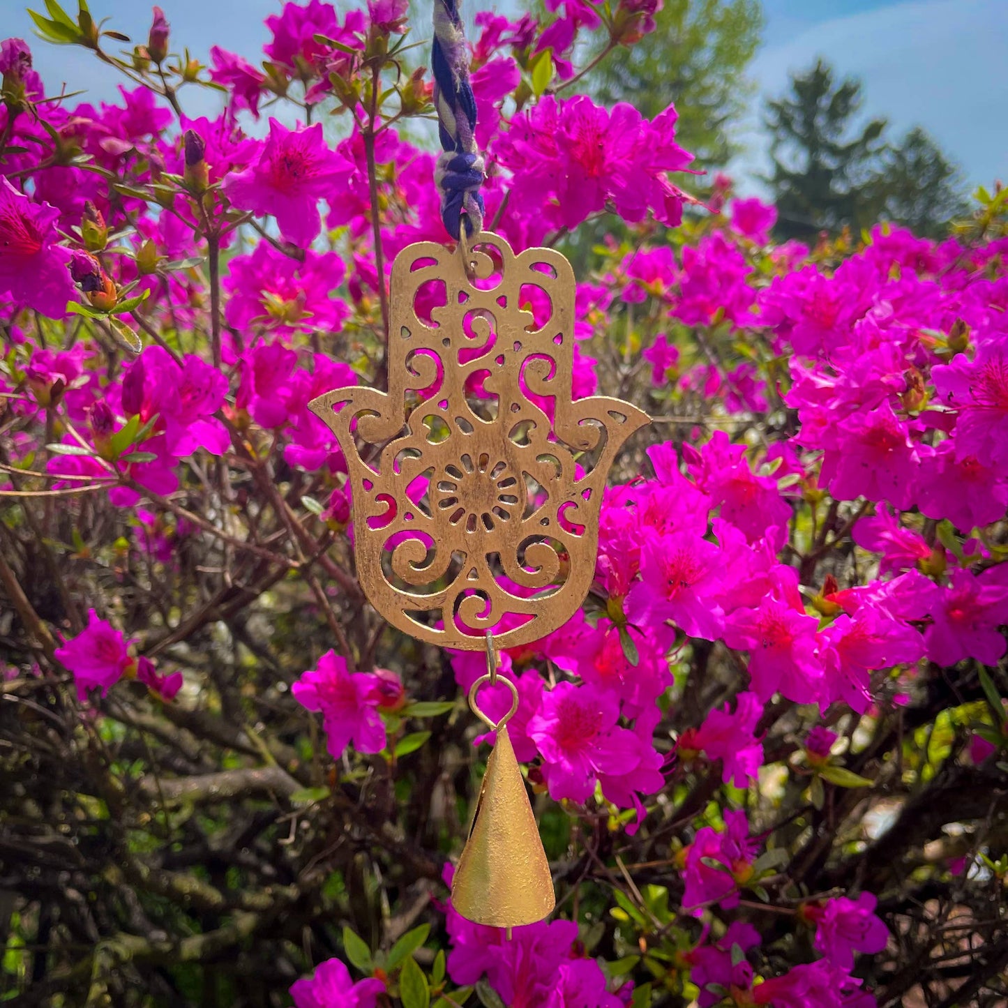 Mini Hamsa Wind Chime