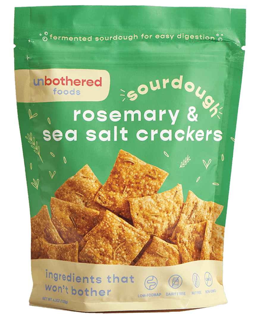 Sourdough Rosemary & Sea Salt Crackers
