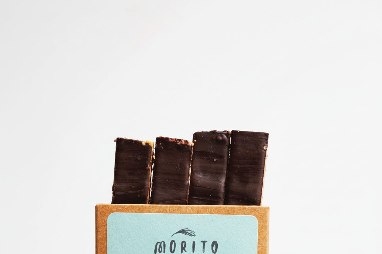 Coconut Vegan White Chocolate bars in box