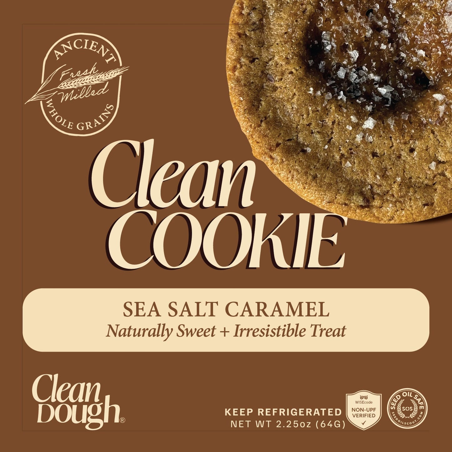 Sea Salt Caramel Clean Cookie