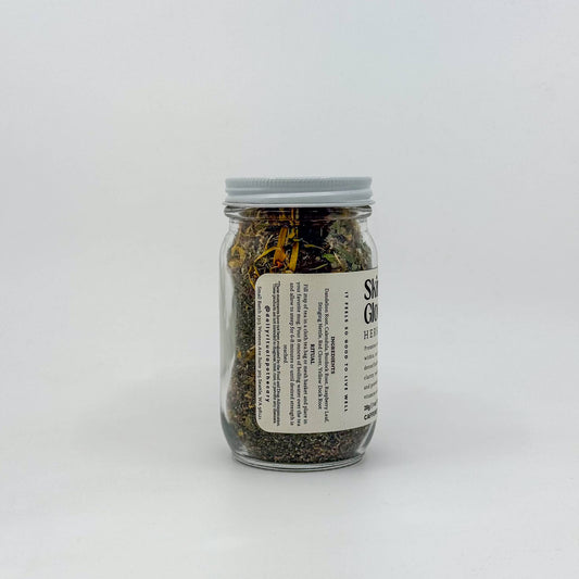 Skin Glow Loose Leaf Herbal Tea | Glass Jar