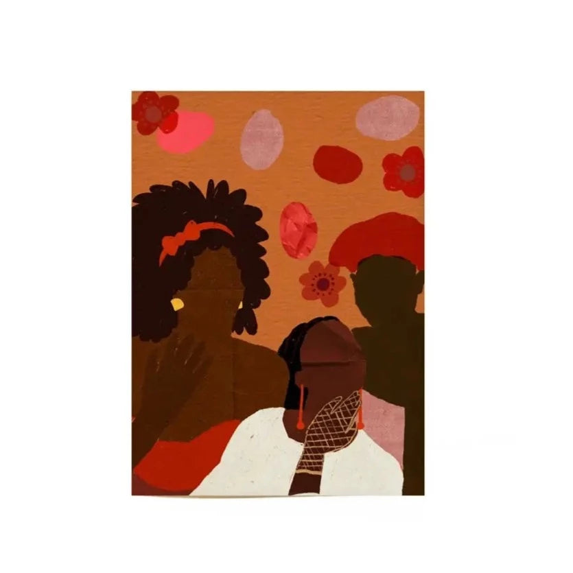 Sister Friends - Friendship Greeting Card