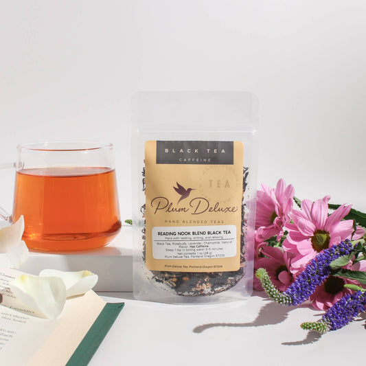 Reading Nook Lavender Rose Chamomile Black Loose Leaf Tea: Regular