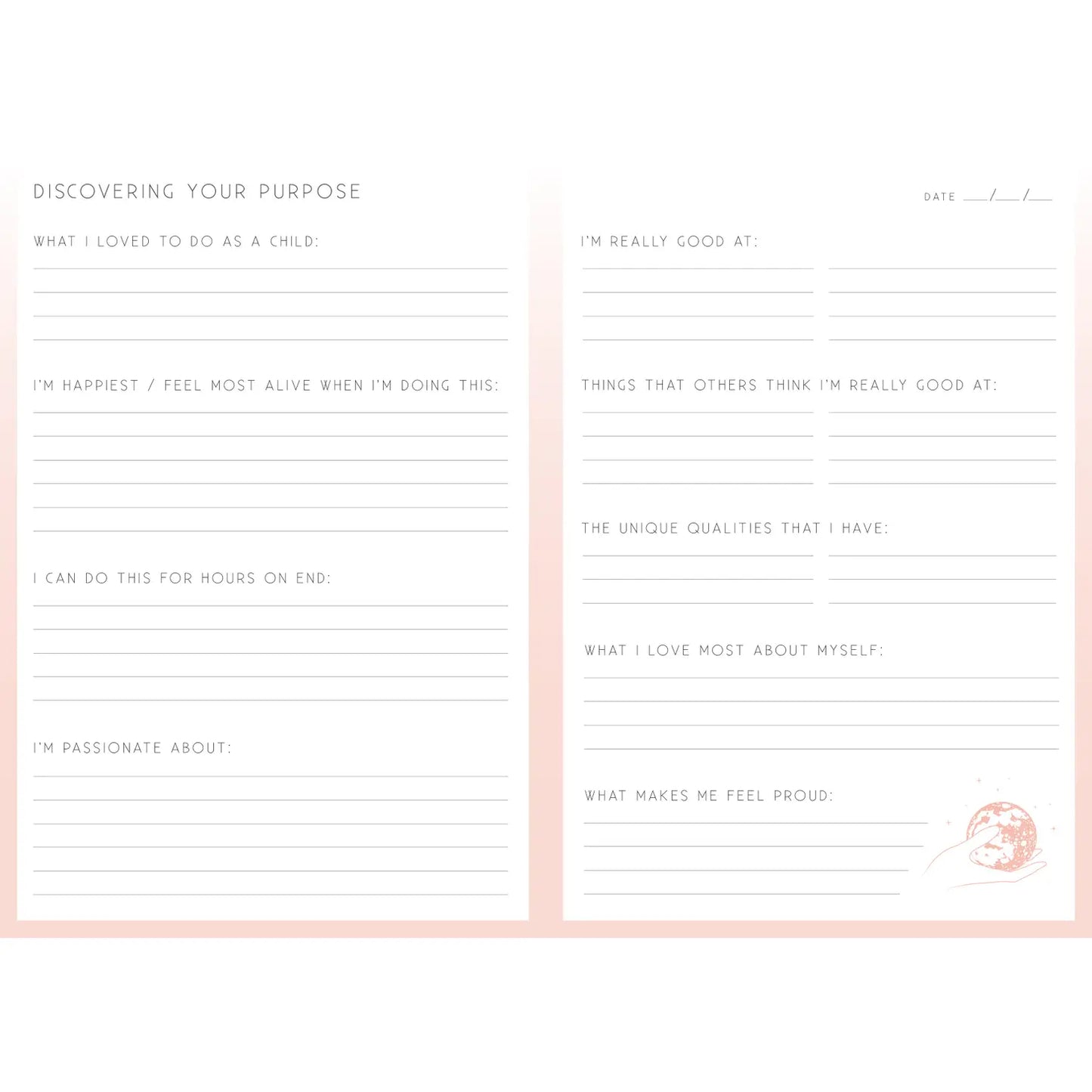 Purpose: A Day and Night Reflection Journal