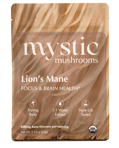 Lion's Mane - Fruiting Body - 1:1 Water Extracted - Organic