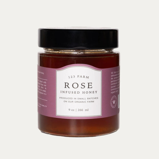 Rose Infused Honey 9 oz