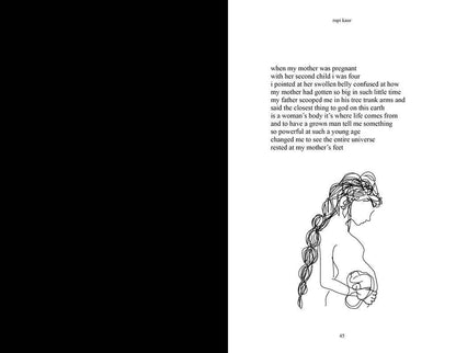Milk and Honey by Rupi  Kaur: Hardcover; 226 pages / English