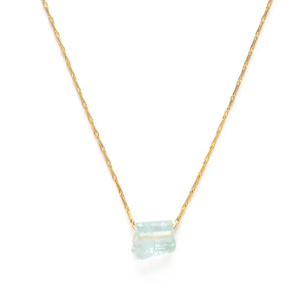 Aquamarine Healing Stones Necklace