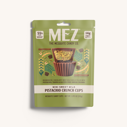 Mez Pistachio Crunch Cups bag front