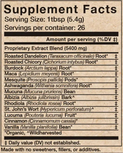 HAPPINESS Tonic™️ Powder | Herbal "Coffee" Alternative