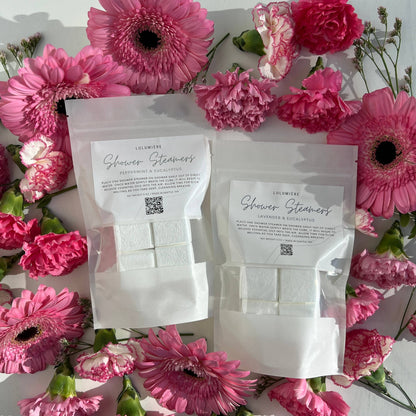 Shower Steamers - Lavender & Eucalyptus in White