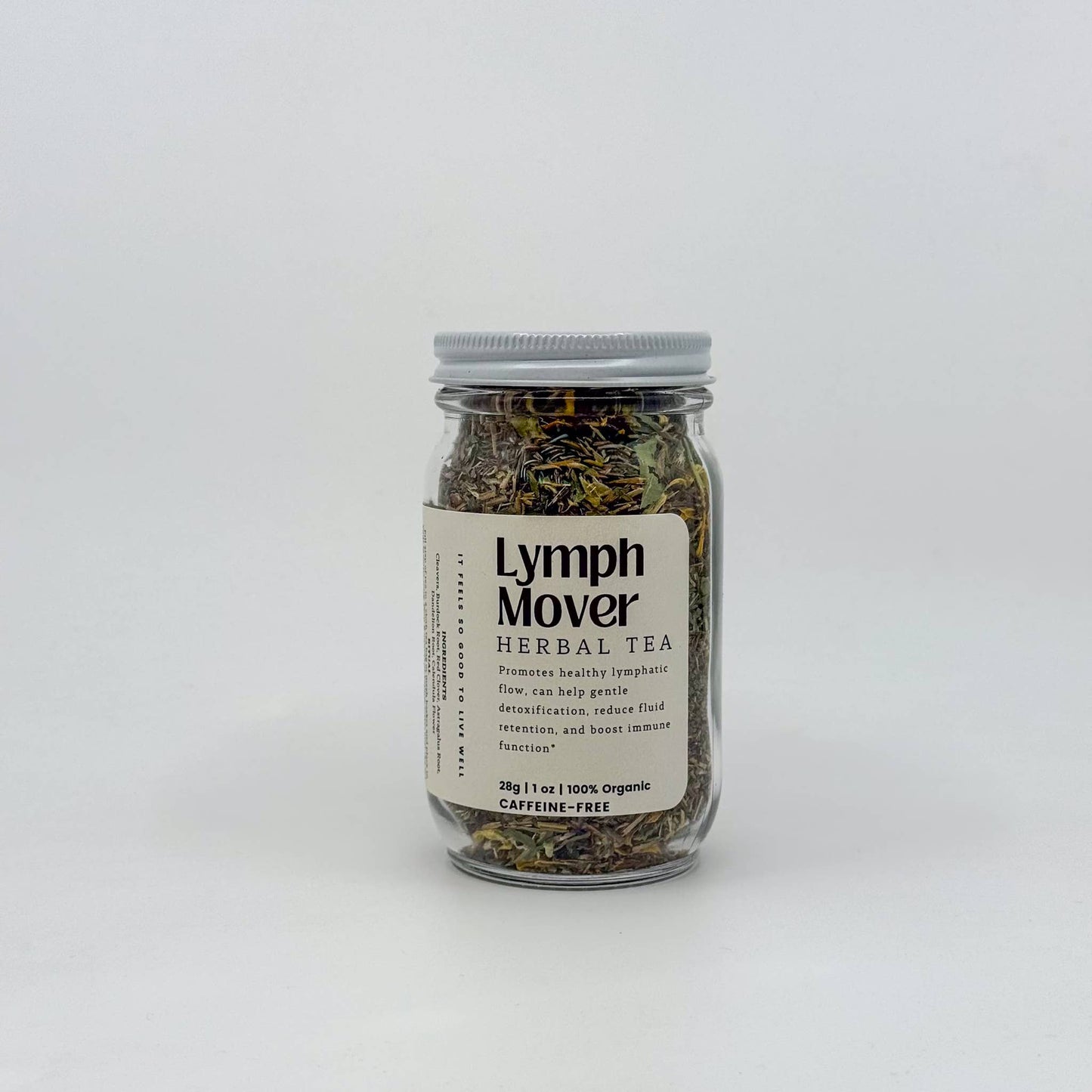 Lymph Mover Loose Leaf Herbal Tea | Glass Jar