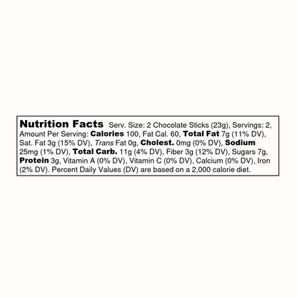 SALTED PEANUT- 4-Pack of Vegan Chocolate Sticks