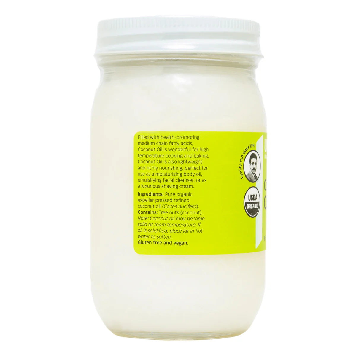 Uncle Harry's Organic Coconut Oil  - 16oz