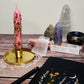 Love Spell Herbal Candle 6" Handmade Ritual Candlestick