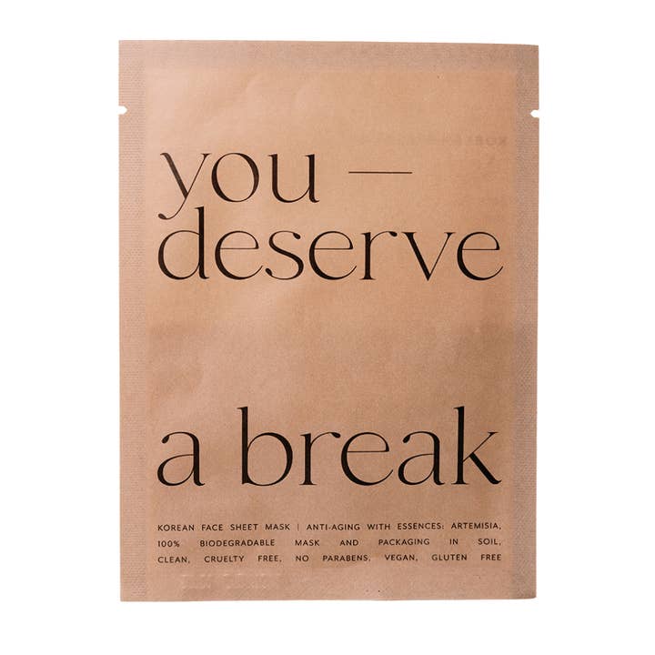 Korean Sheet Mask - You Deserve a Break