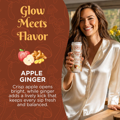 Glow Up Sparkling Collagen Protein – Apple Ginger can