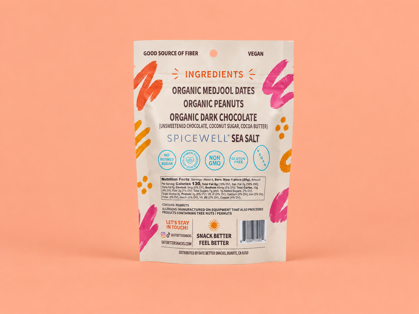Peanut Date Bark