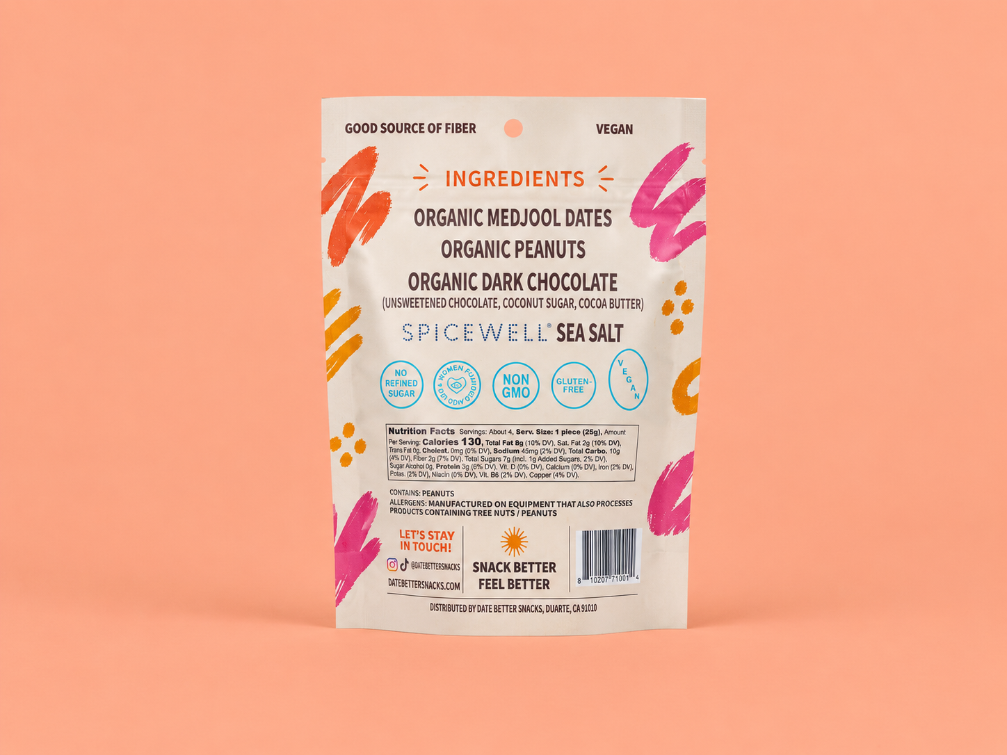 Peanut Date Bark