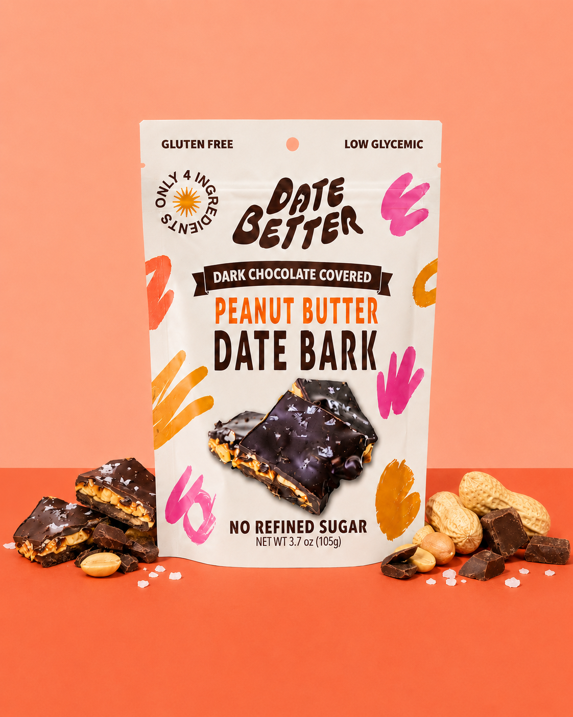 Peanut Date Bark
