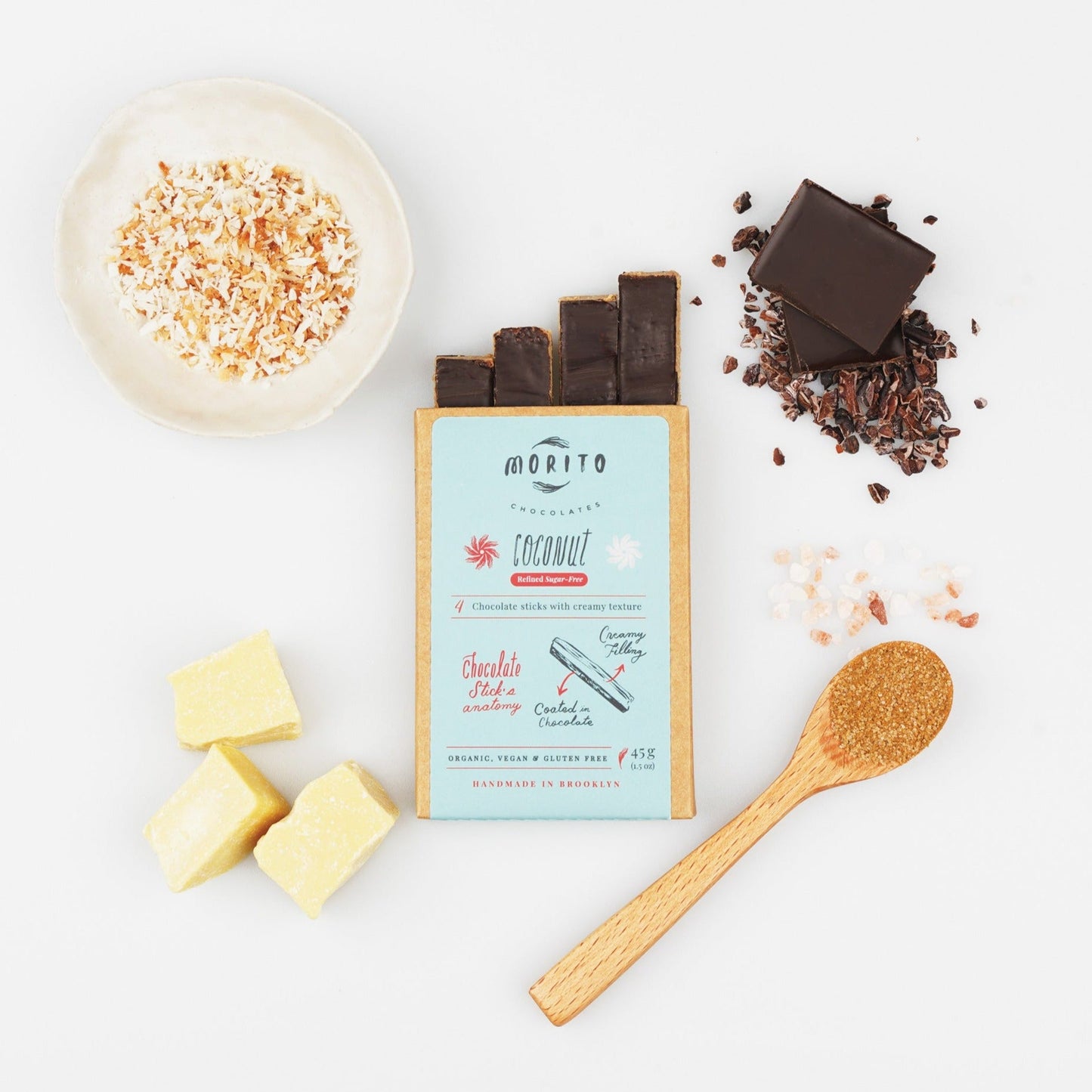 Coconut Vegan White Chocolate sticks