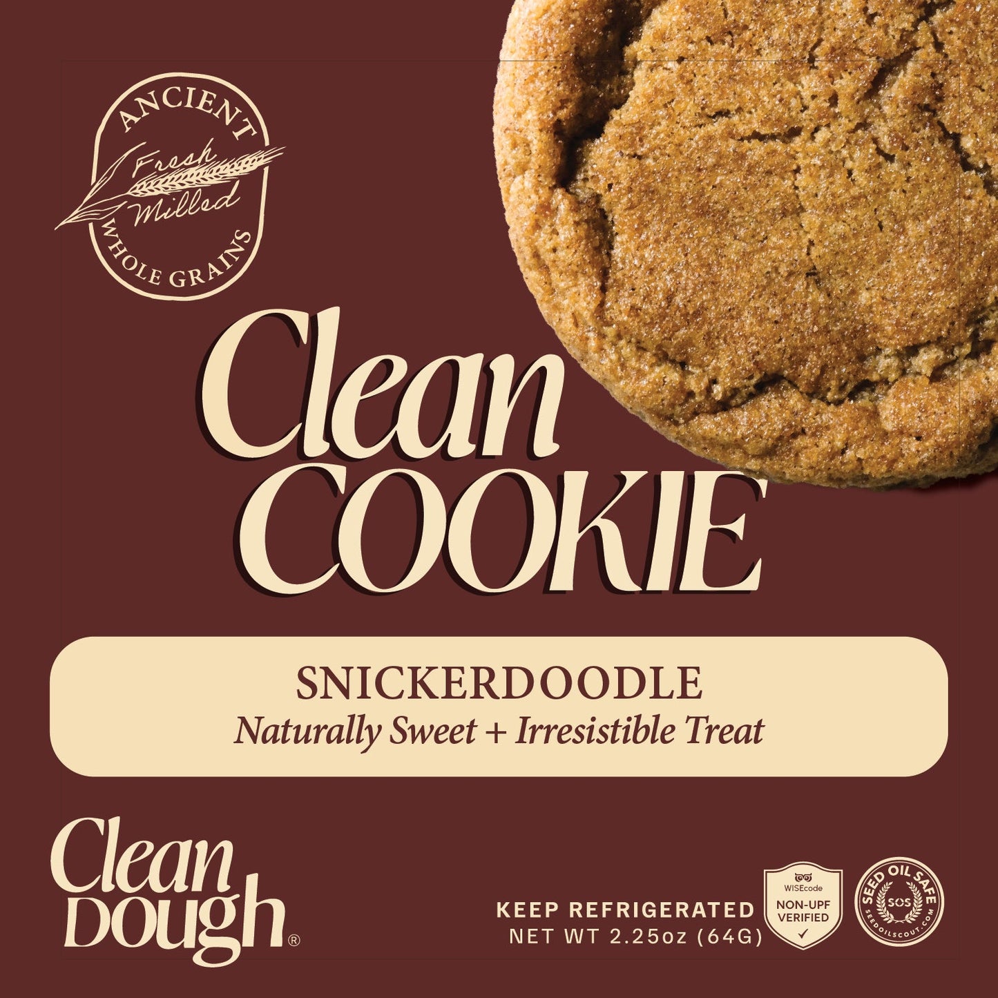 Snickerdoodle Clean Cookie