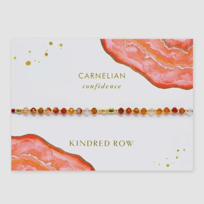 Carnelian Healing Gemstone Stacking Bracelet