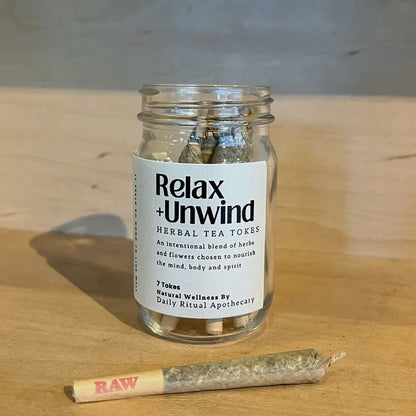 Relax + Unwind Herbal Tea Tokes