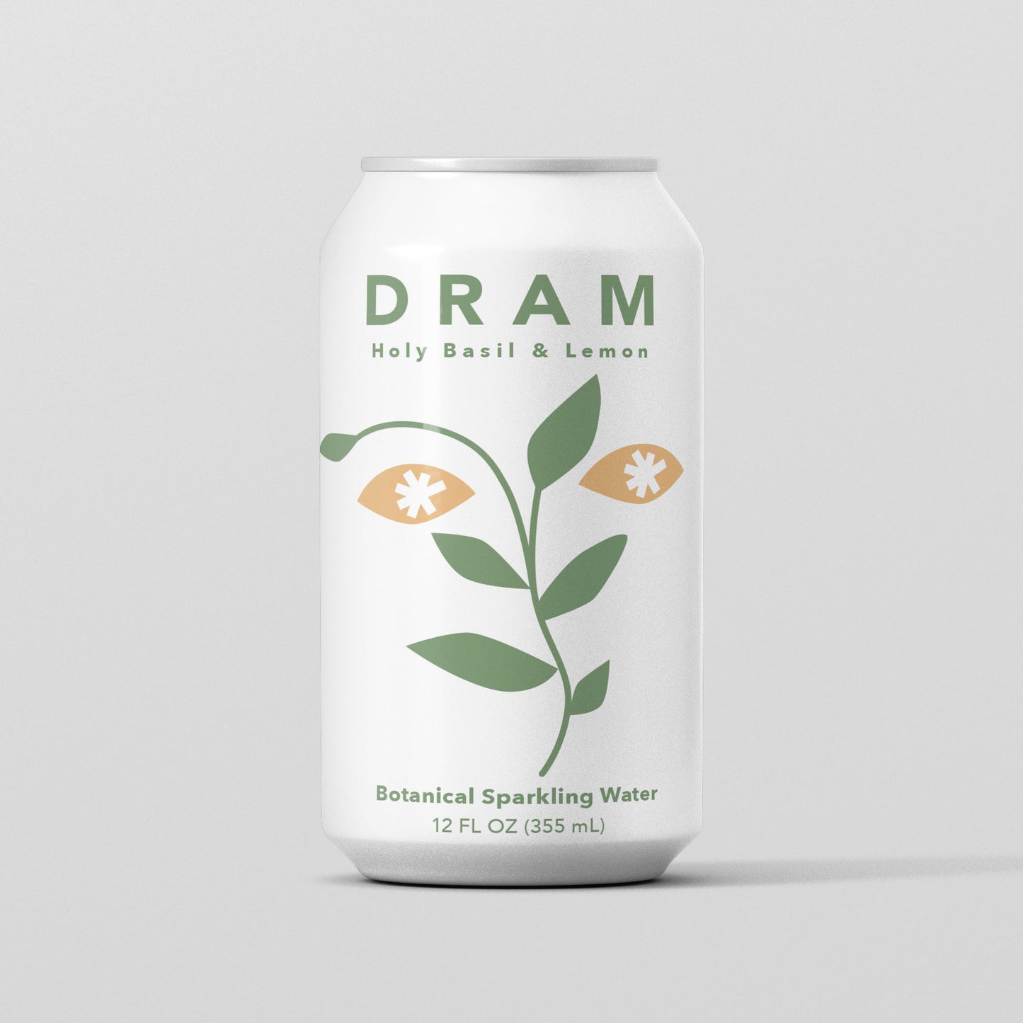 Holy Basil & Lemon Adaptogenic Sparkling Water