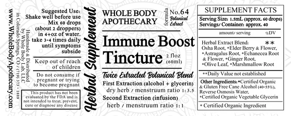 Immune Boost Tincture