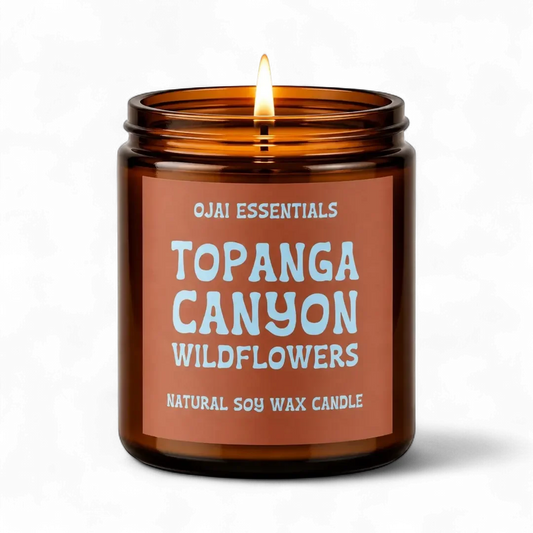 Topanga Canyon Wildflowers Candle