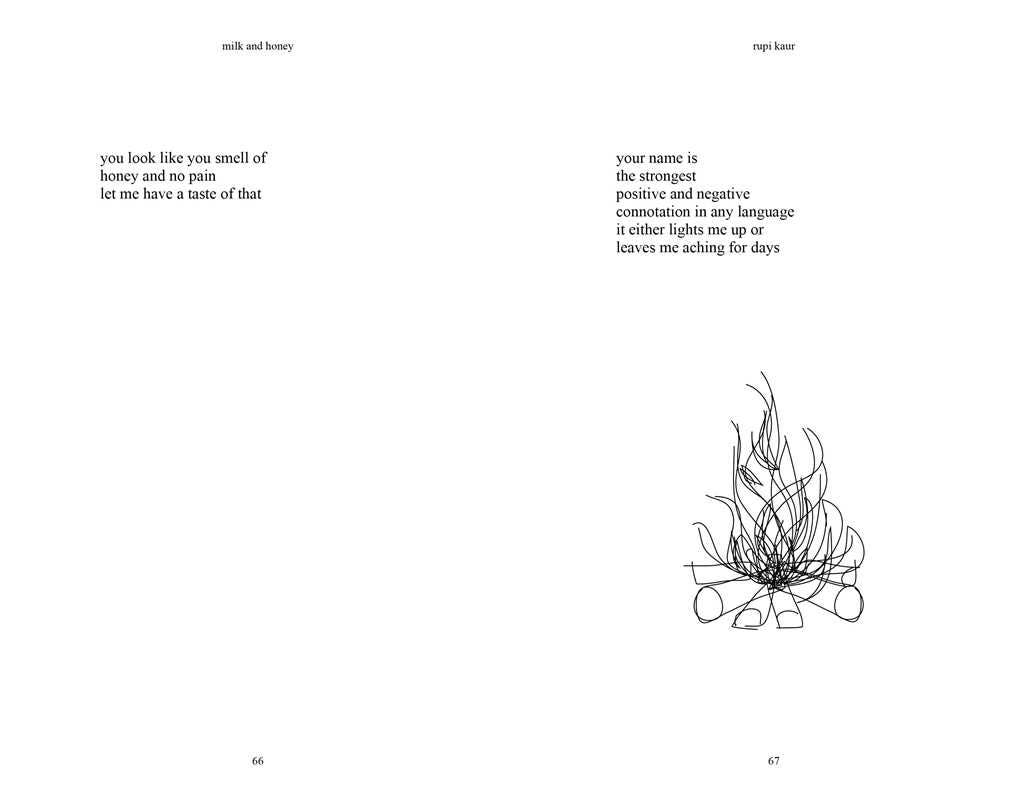 Milk and Honey by Rupi  Kaur: Hardcover; 226 pages / English