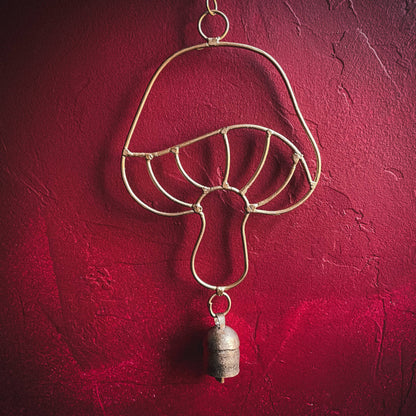 Large Mushroom Bell Chime