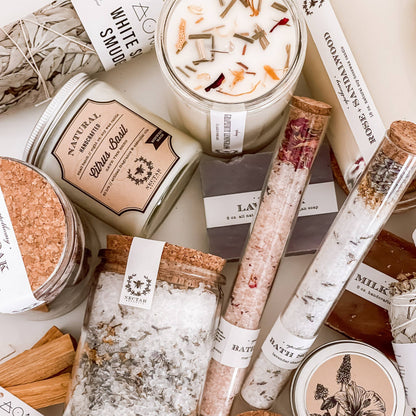 Rose Sandalwood Bath Soak Tube