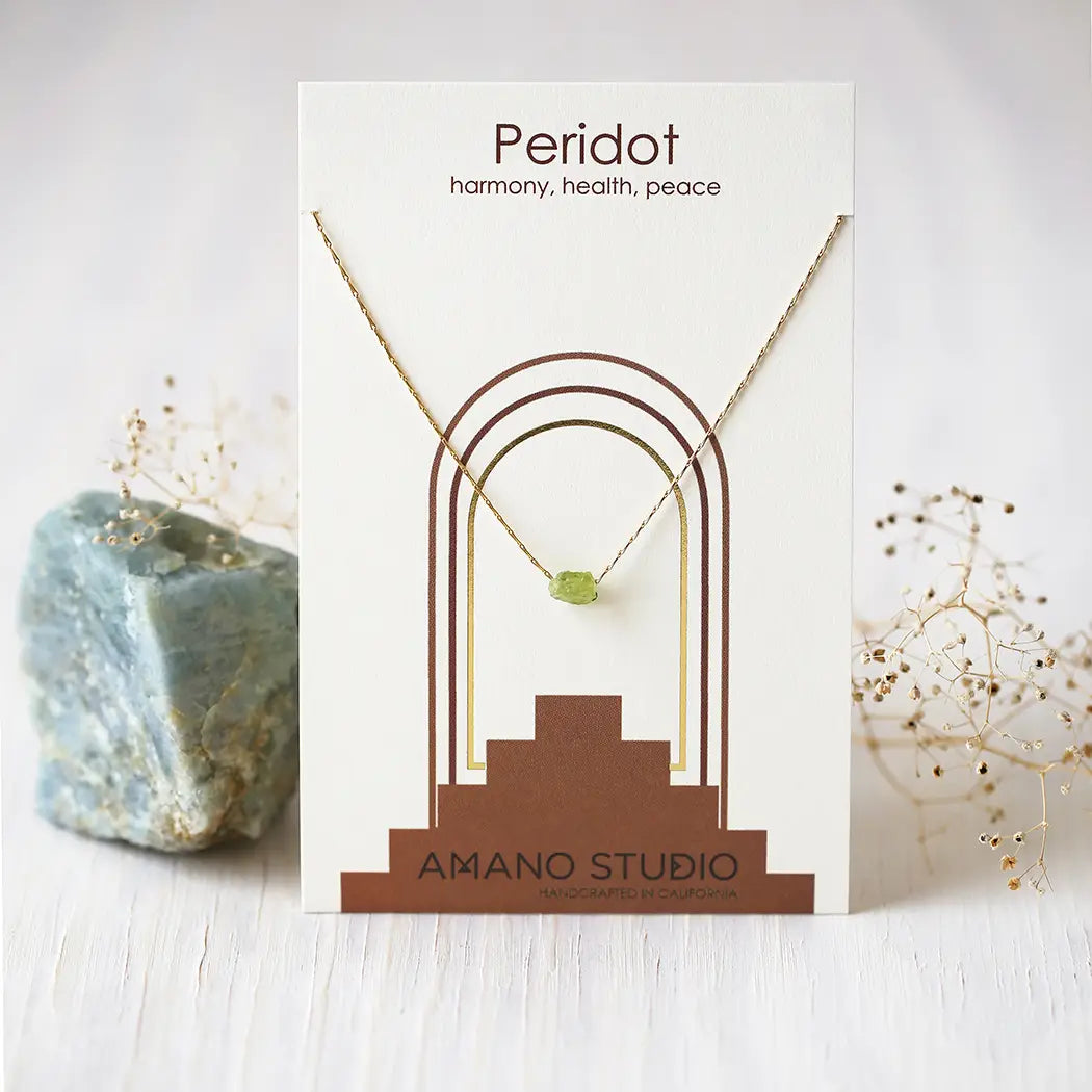 Peridot Healing Stones Necklace