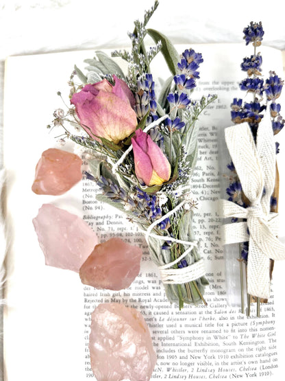LOVE RITUAL KIT - Self-Love & Gifting - Smoke Cleansing: Re-Usable Glass Jar