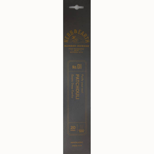 Herb & Earth Incense 20 Sticks - Patchouli