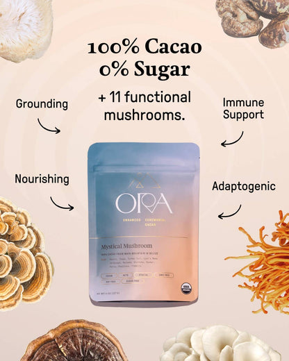 Mystical Mushroom Enhanced Organic Cacao - Ceremonial