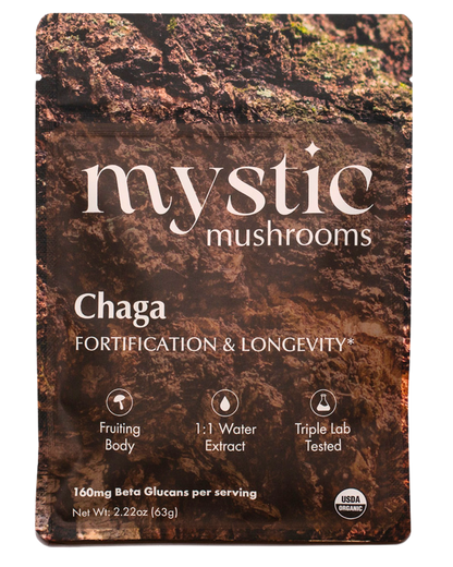 Chaga - Fruiting Body - 1:1 Water Extracted - Organic
