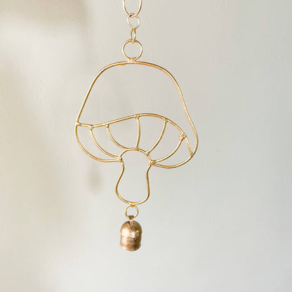 Large Mushroom Bell Chime