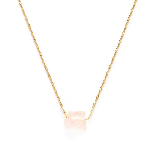 Rose Quartz Healing Stones Necklace