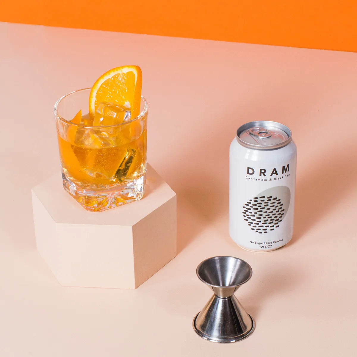 Dram cardamom and black tea botanical sparkling water