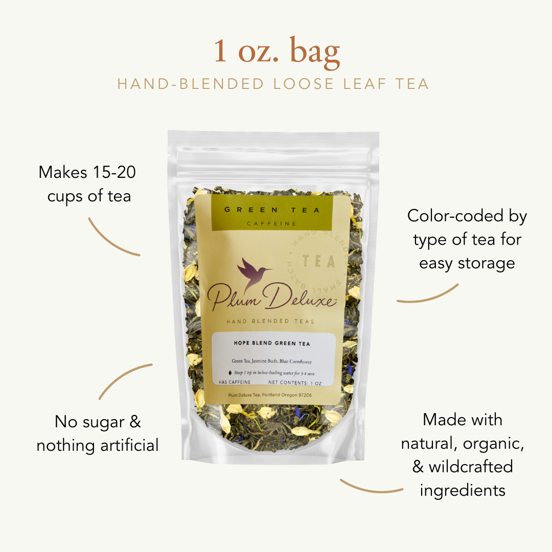 Banana Bread Dessert Herbal Tea with Chestnut & Chocolate: 1 oz