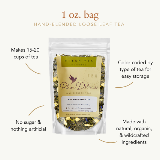 Banana Bread Dessert Herbal Tea with Chestnut & Chocolate: 1 oz