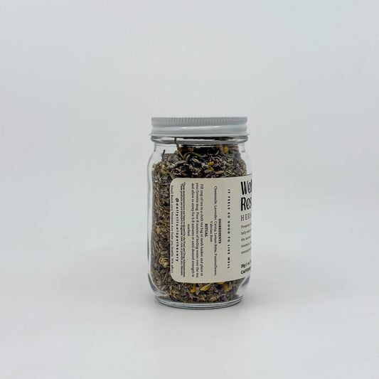 Well Rested Loose Leaf Herbal Tea | Glass Jar