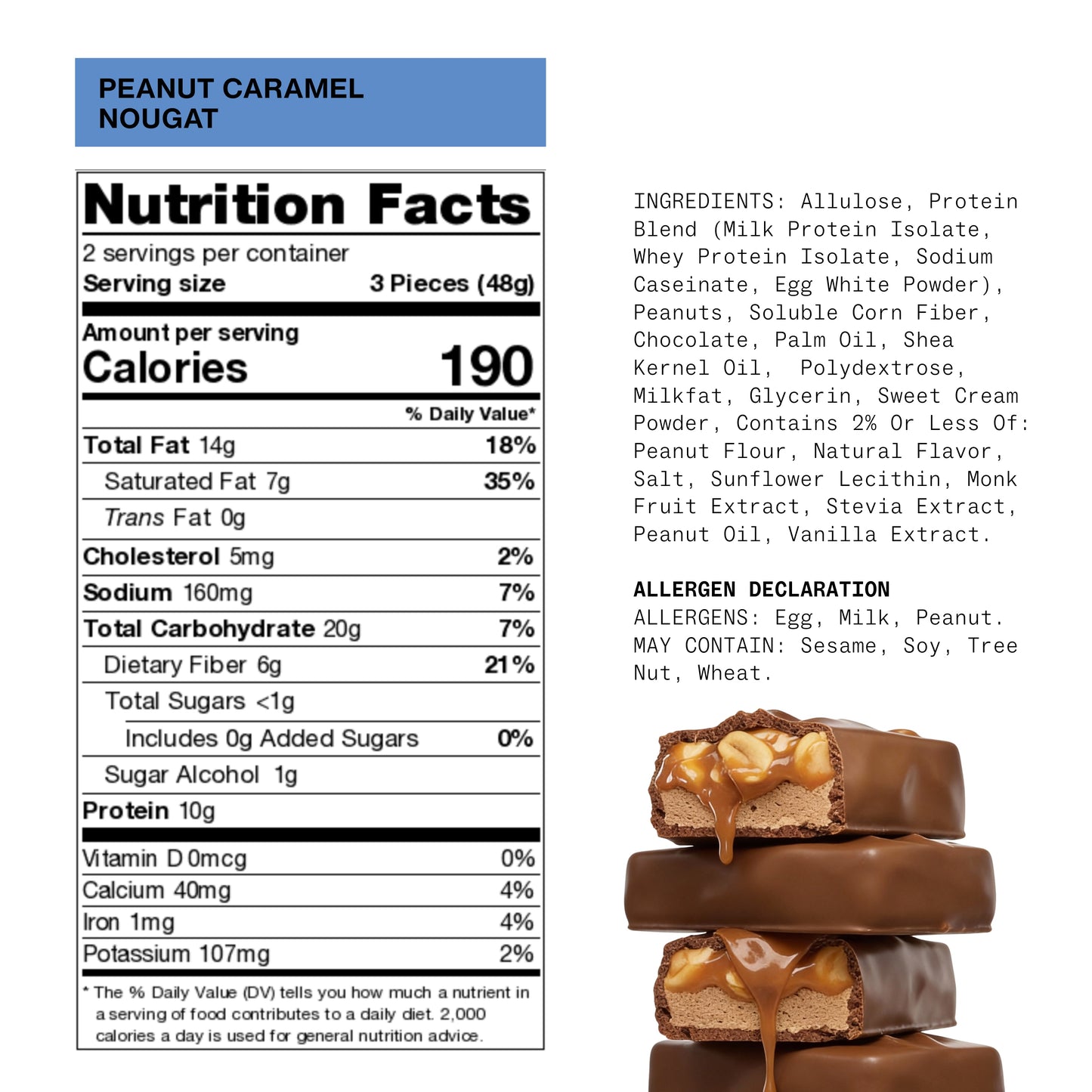 Peanut Caramel Nougat Minis