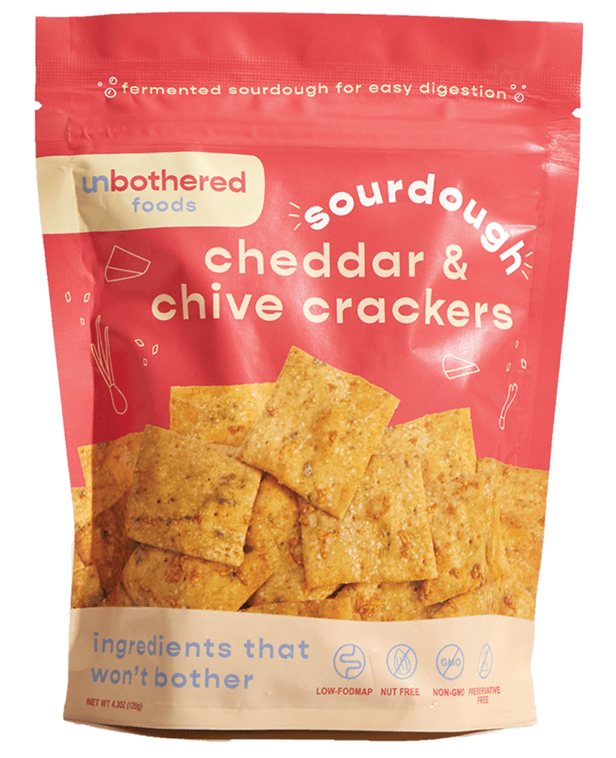 Sourdough Cheddar & Chive Crackers