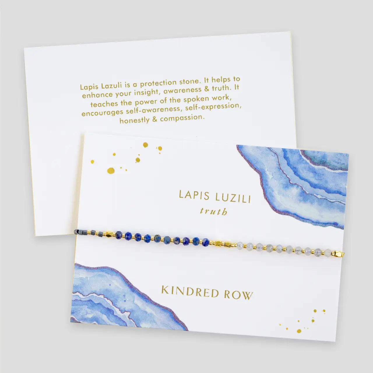 Lapis Lazuli Healing Gemstone Stacking Bracelet